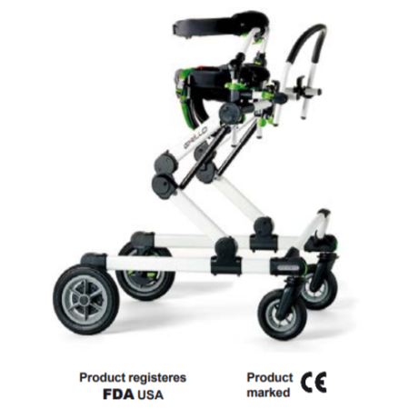 GRILLO Size M : อุปกรณ์ฝึกเดิน/เครื่องช่วยพยุงฝึกเดิน/อุปกรณ์ช่วยพยุงเดิน/อุปกรณ์ผู้ป่วยหัดเดิน/อุปกรณ์กายภาพบำบัดขาอ่อนแรง